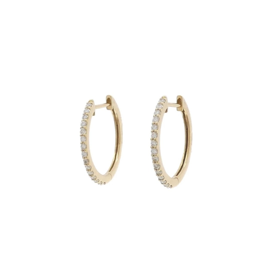 K18YG DIAMOND PIERCE: K18YG Diamond Pierce Brand: Unbranded Type: Diamond Pierce/Earring Material: K18YG, Main Stone/Creation NATURAL Color: YELLOW GOLD Size: Actual Size Approx. length x width: 17.6mm x 1.2mm