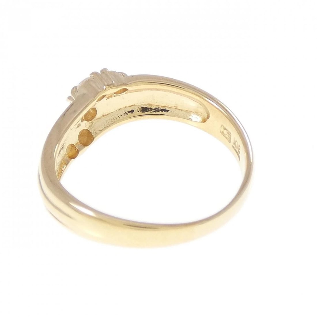 K18YG DIAMOND RING - 3