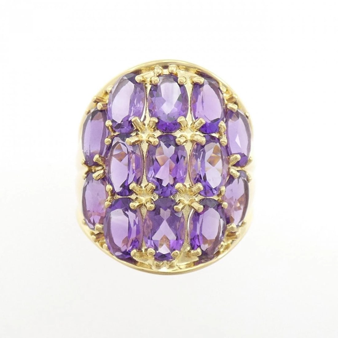 K18YG AMETHYST RING - 2