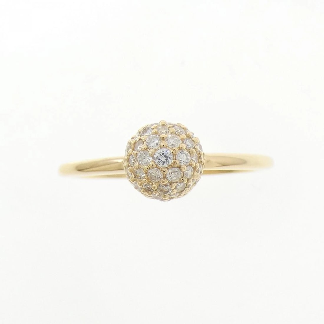 K18YG DIAMOND RING - 2