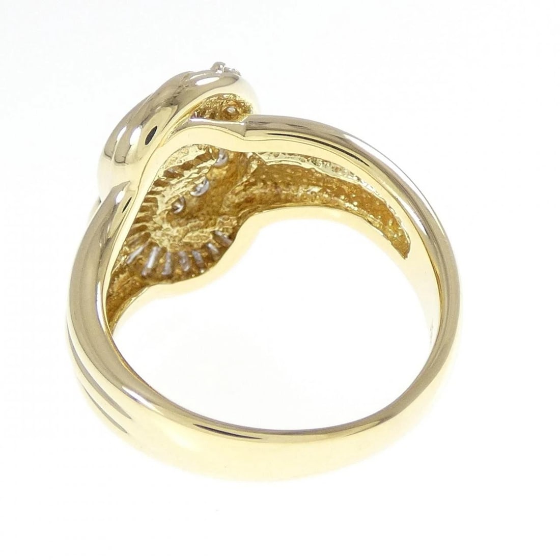 K18YG DIAMOND RING - 3