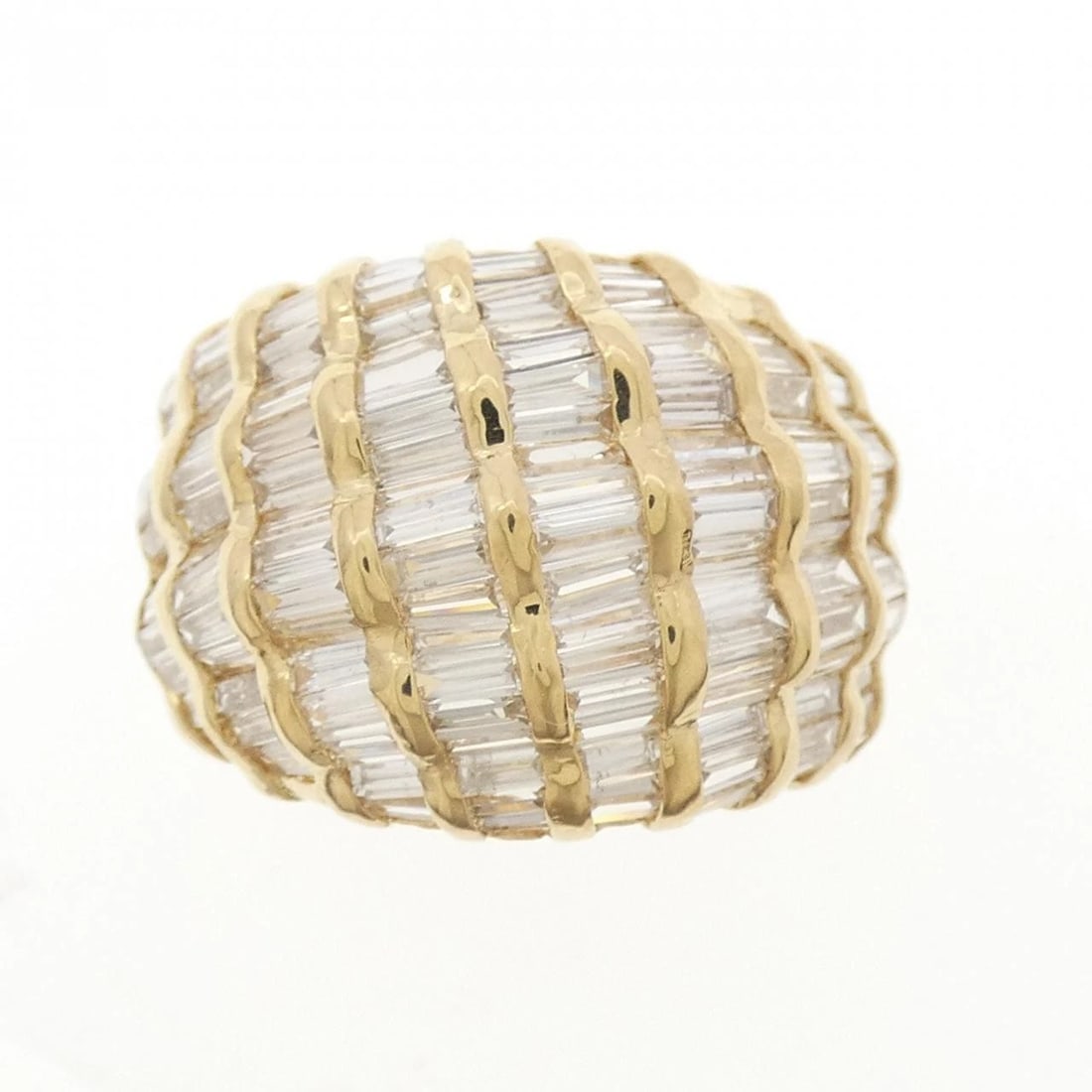 K18YG DIAMOND RING - 2