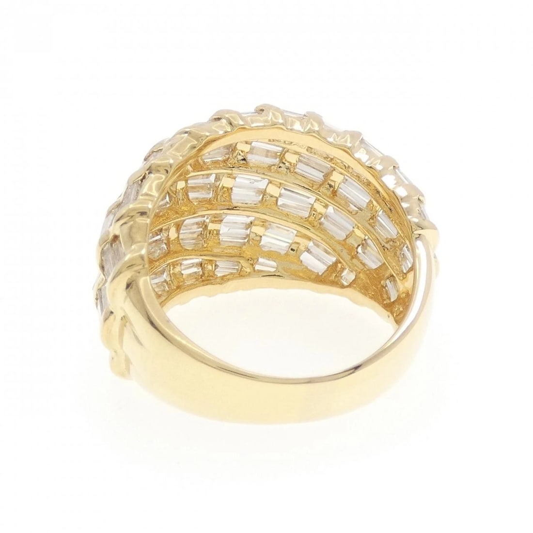 K18YG DIAMOND RING - 3