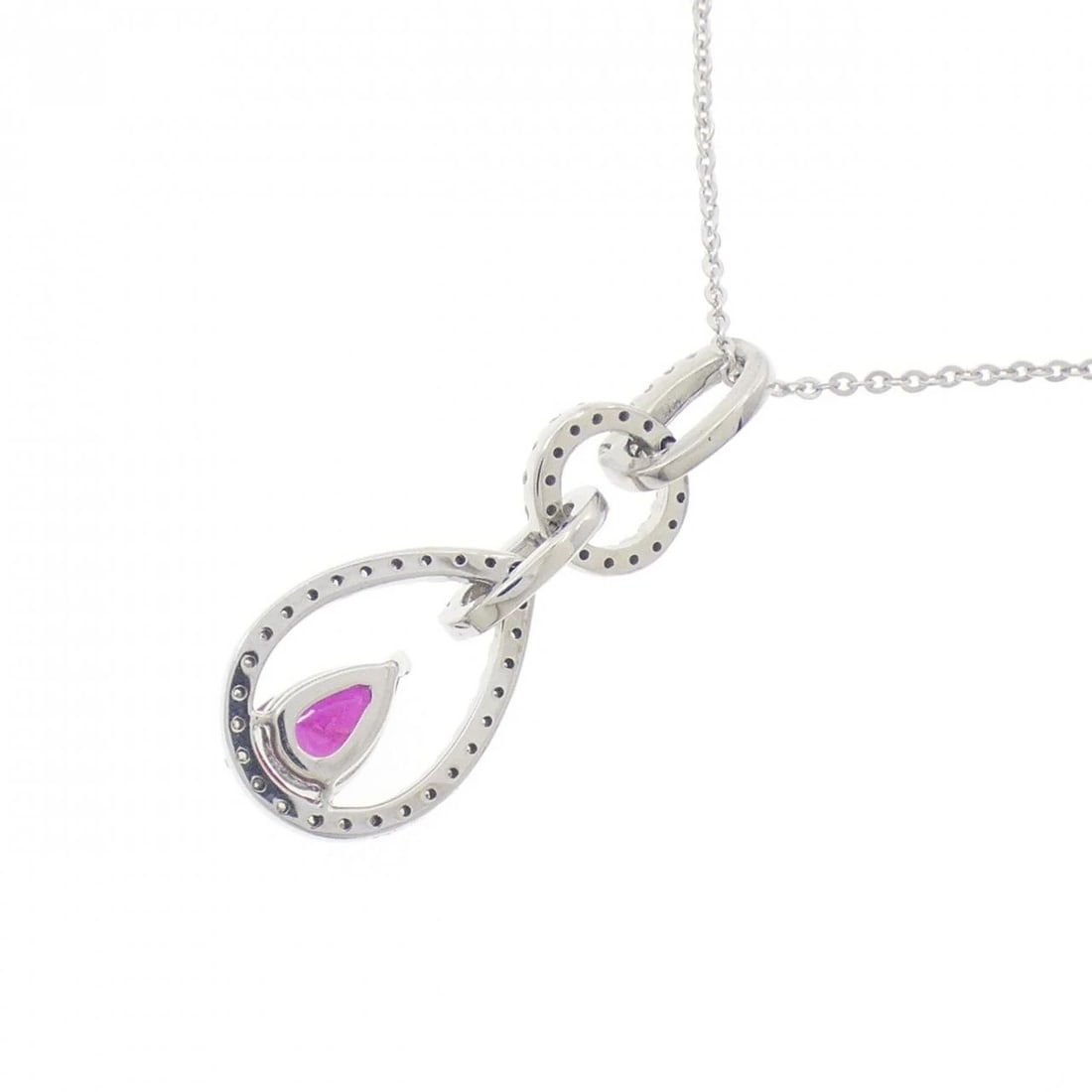 K18WG RUBY NECKLACE - 4