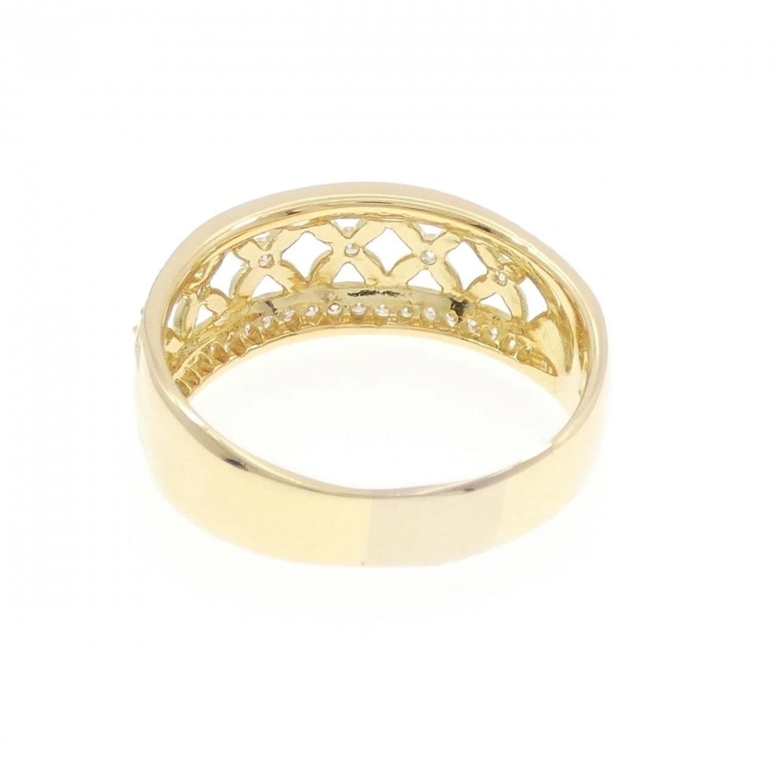 K18YG DIAMOND RING - 2