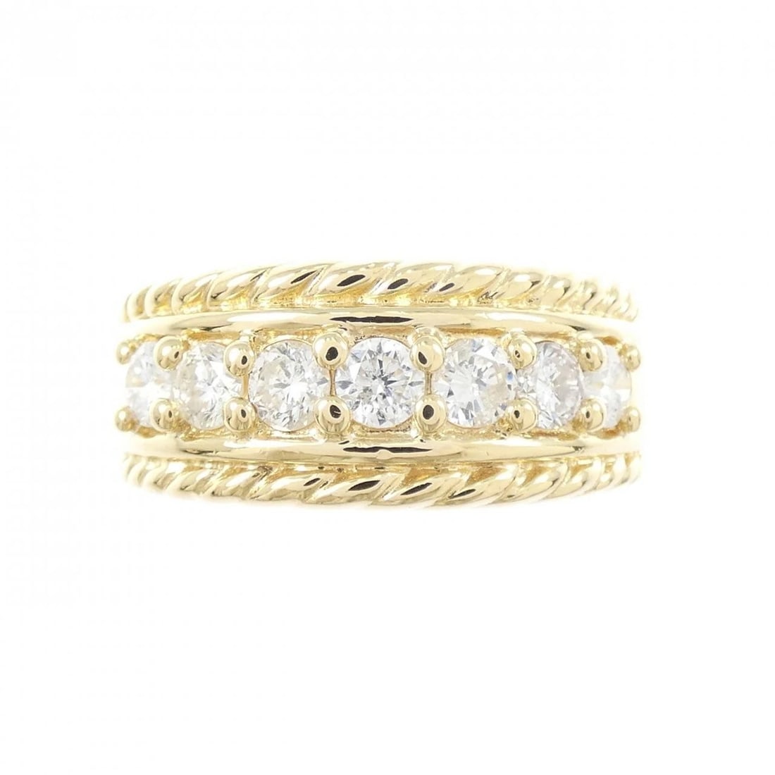 K18YG DIAMOND RING - 2