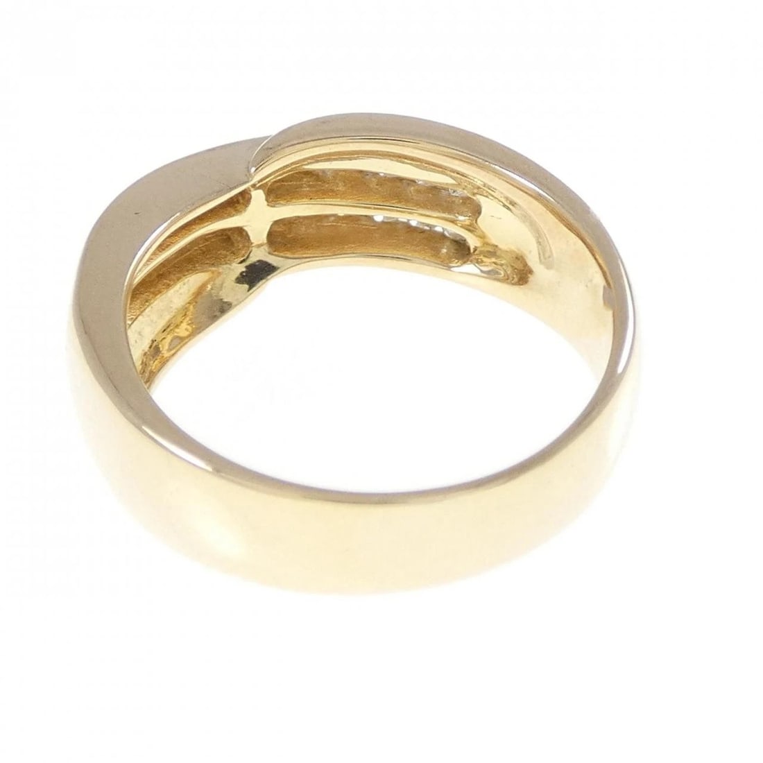 K18YG DIAMOND RING - 2
