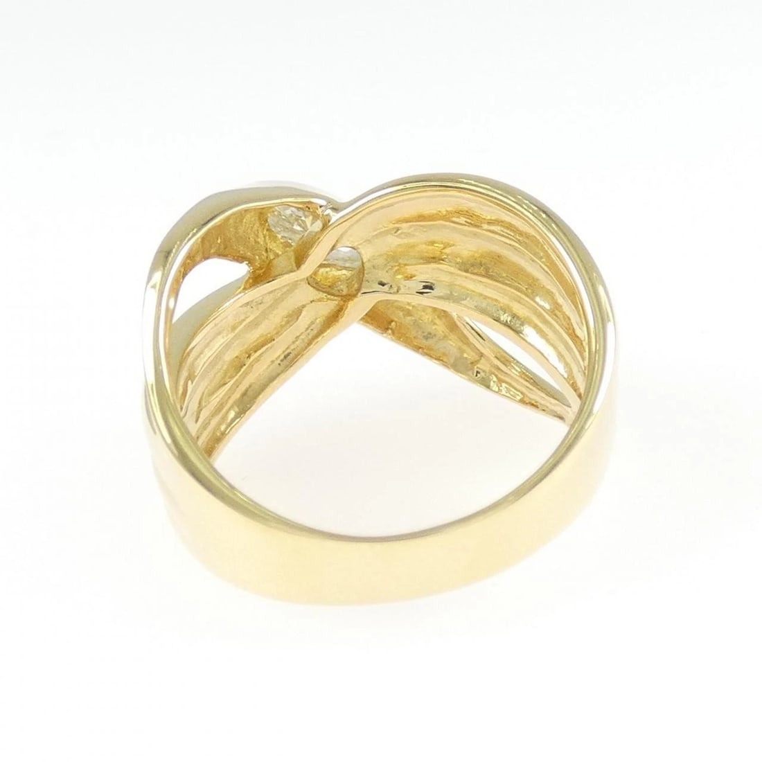 K18YG DIAMOND RING - 3