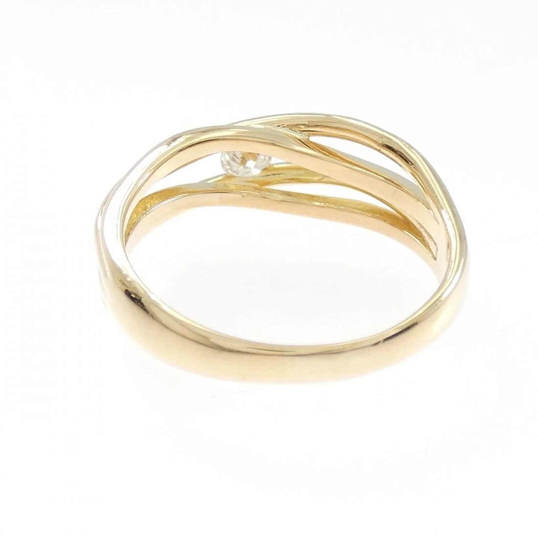 K18YG DIAMOND RING - 2