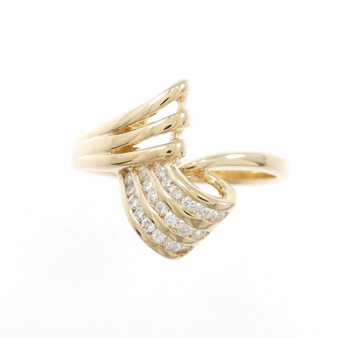 K18PG DIAMOND RING - 2