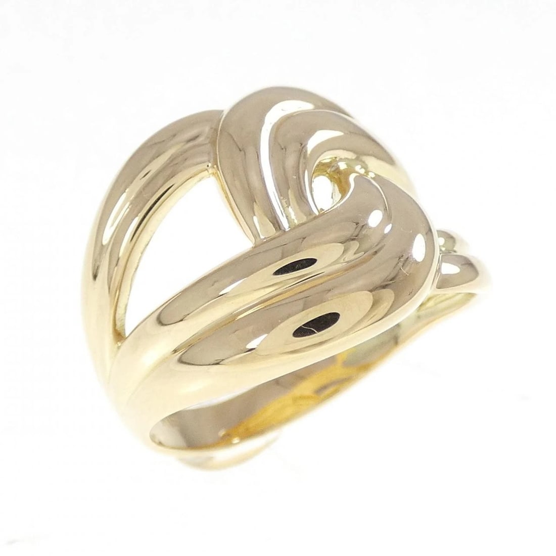 K18YG RING: K18YG ring Brand: Unbranded Type: Ring Material: K18YG, Color: YELLOW GOLD Size: US6 1/4 Accessories: None Accessories Notice: When purchasing pre-owned goods, please refer to the photos of the items