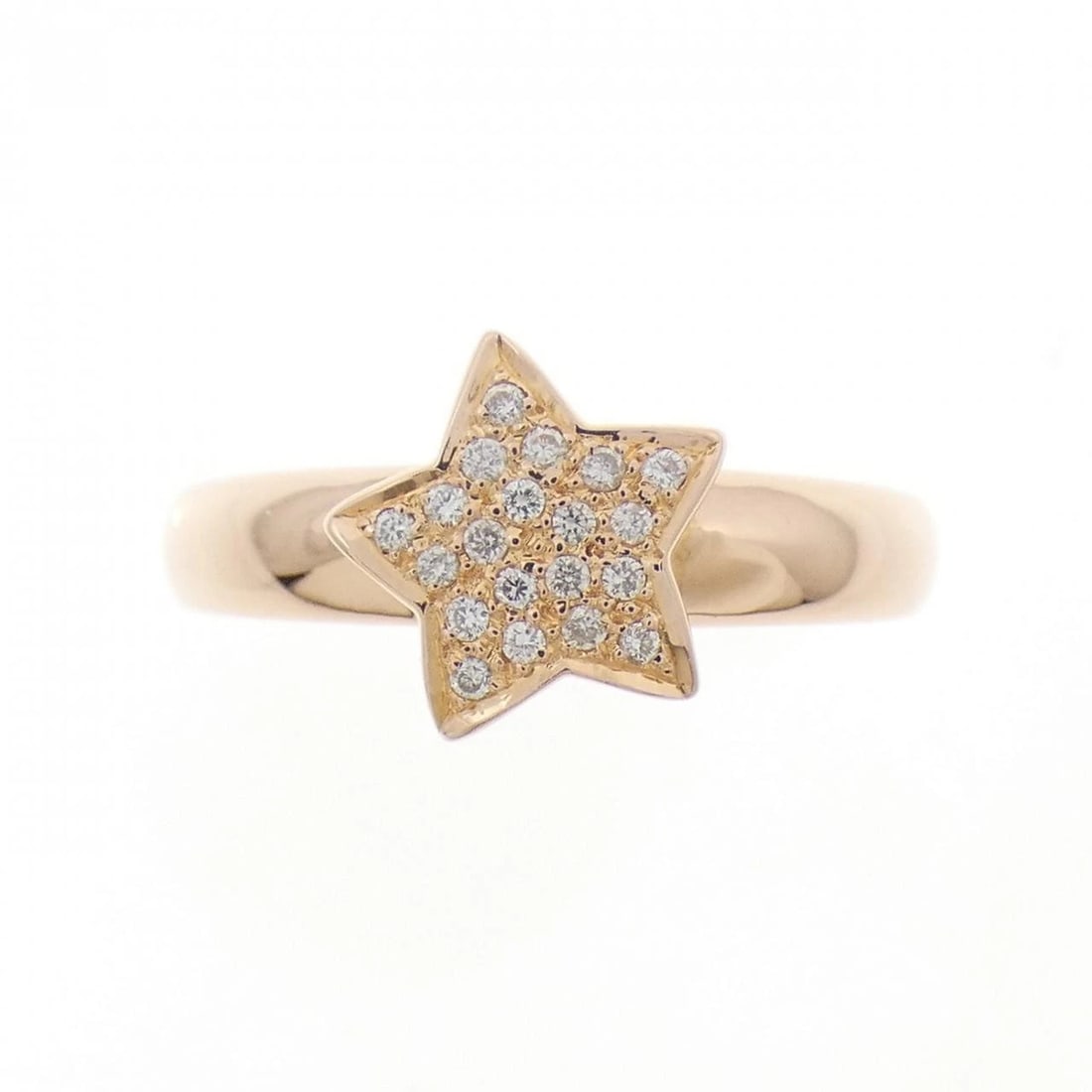 K18PG STAR DIAMOND RING - 2