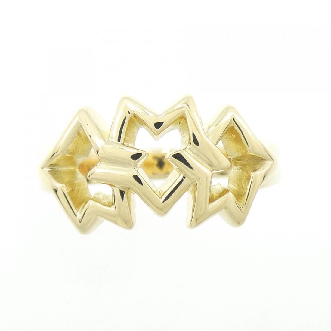 K18YG STAR RING - 2