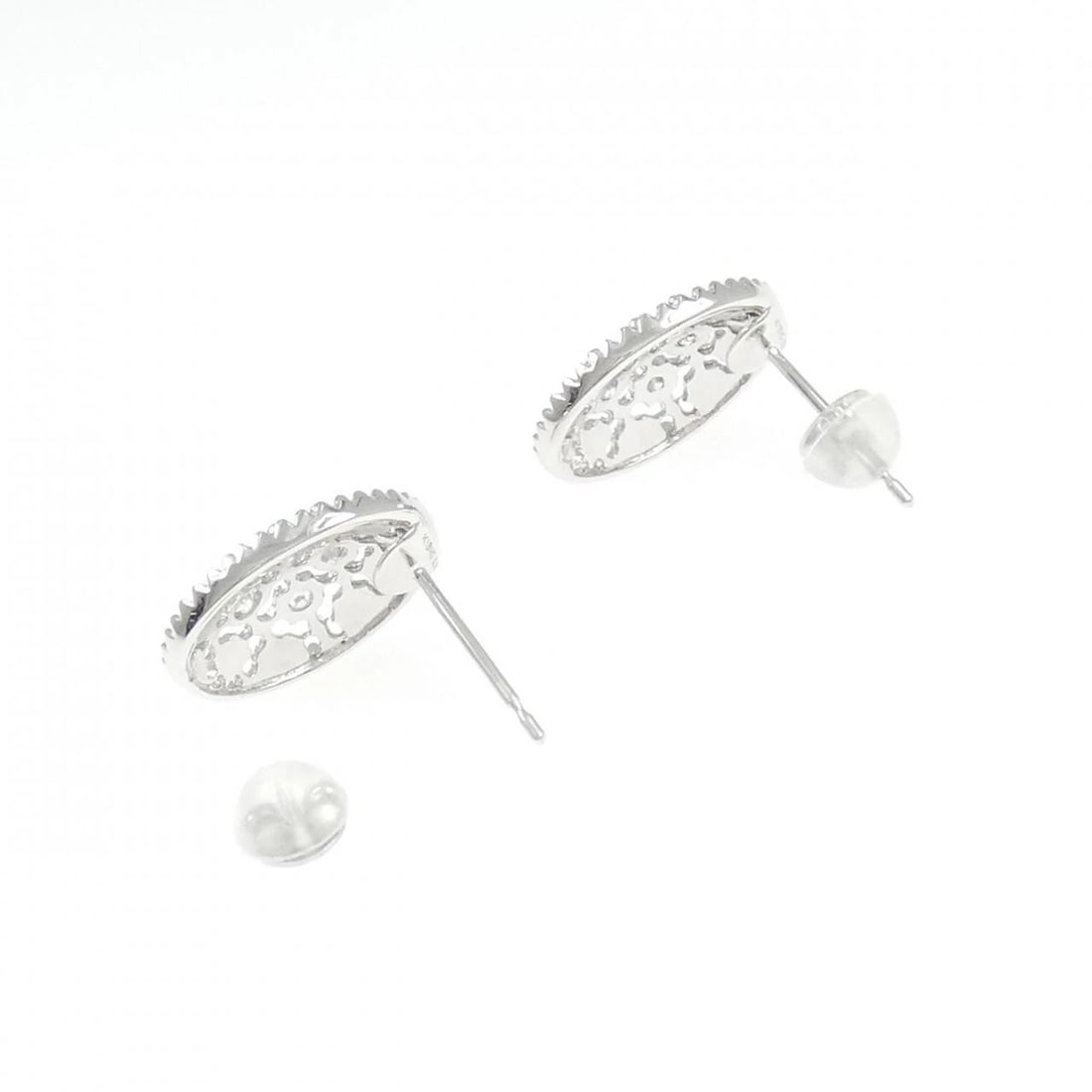 K18WG DIAMOND PIERCE - 3