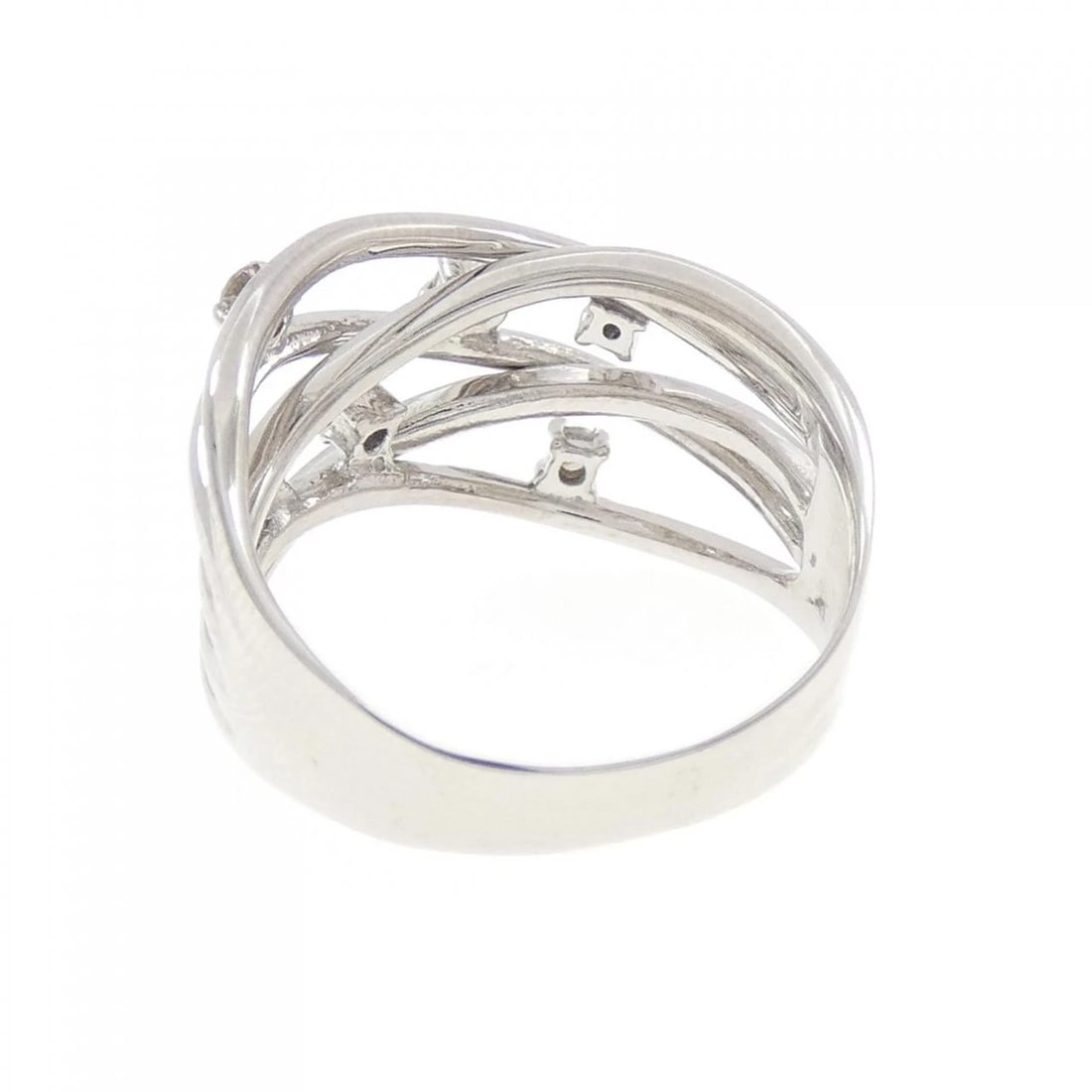 K18WG DIAMOND RING - 3