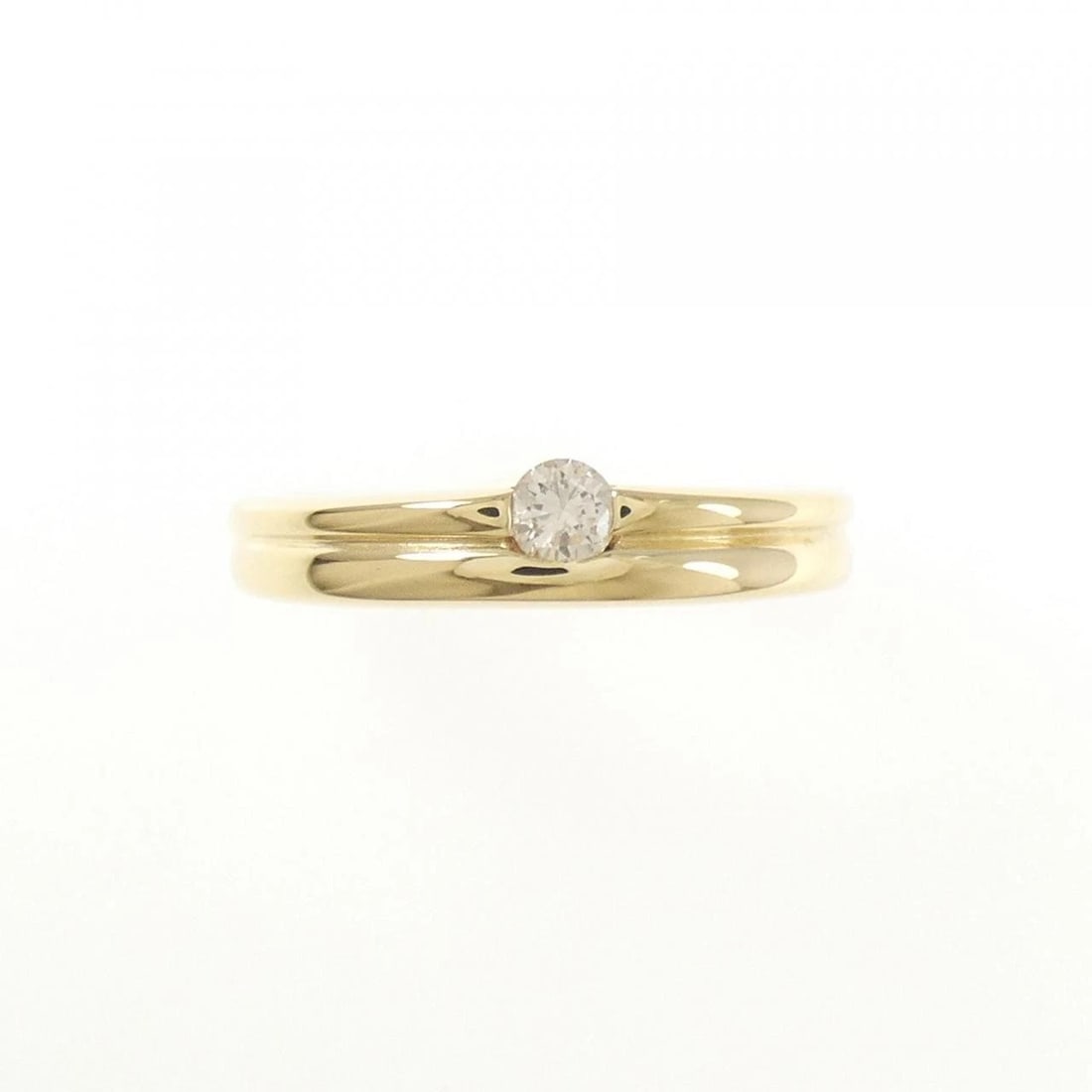 750YG DIAMOND RING - 2