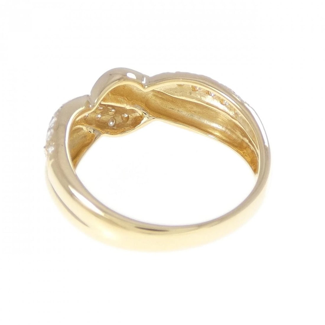K18YG DIAMOND RING - 2