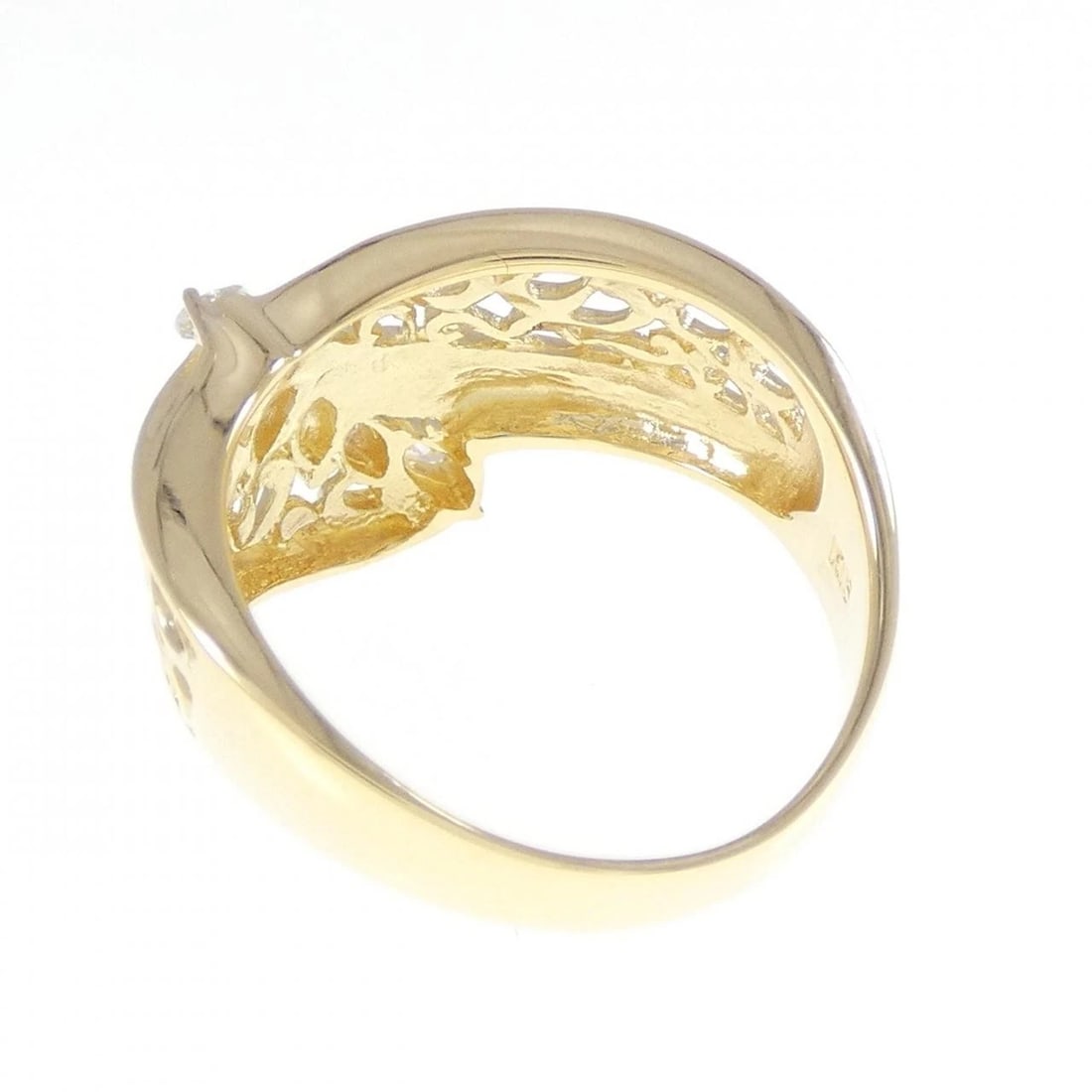 K18YG DIAMOND RING - 3