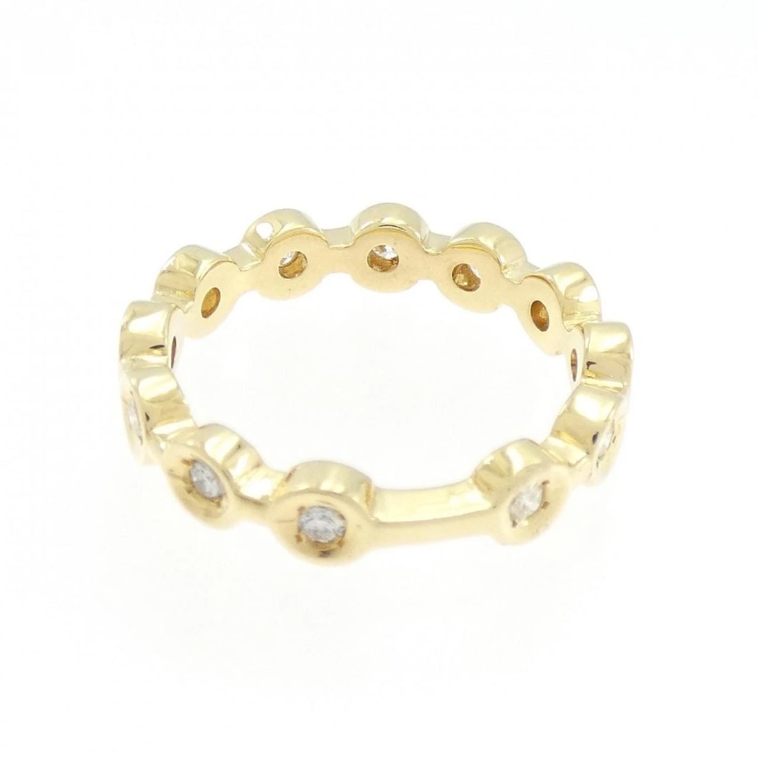 K18YG DIAMOND RING - 3