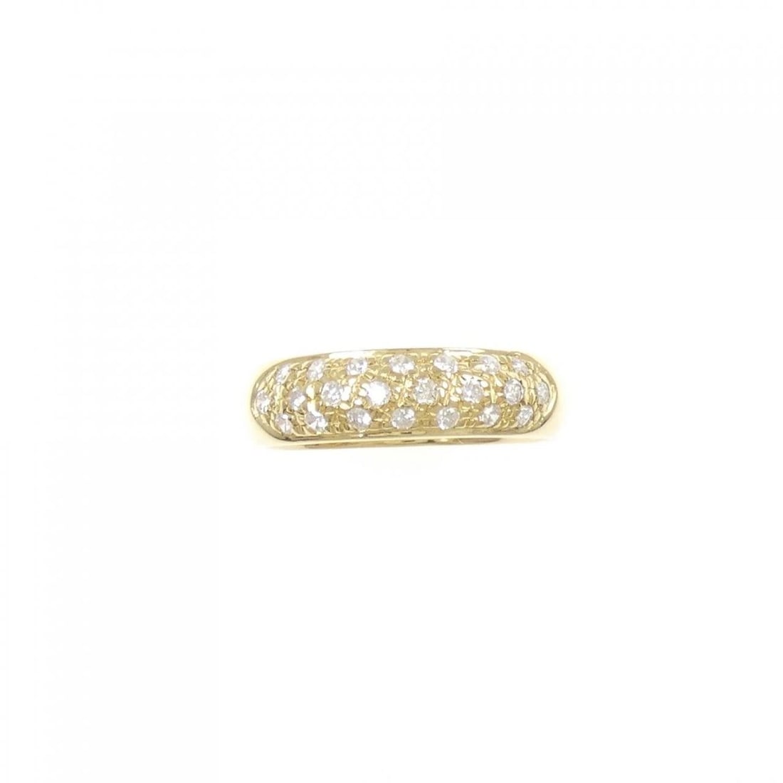 K18YG DIAMOND RING: K18YG Diamond Ring Brand: Unbranded Type: Diamond Ring Material: K18YG, Main Stone/Creation Natural Color: yellow gold Size: US6 1/4 Accessories: None Accessories Notice: When purchasing pre-owned