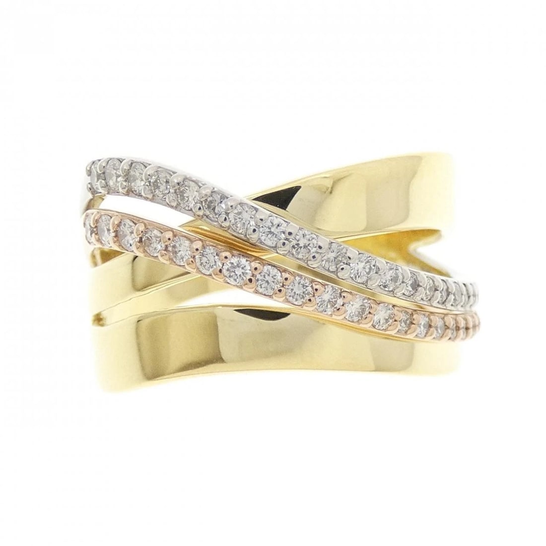 K18YG/K18PG/PT900 DIAMOND RING - 2