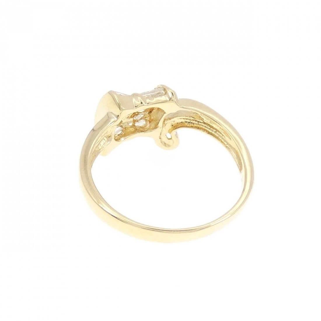 K18YG DIAMOND RING - 2