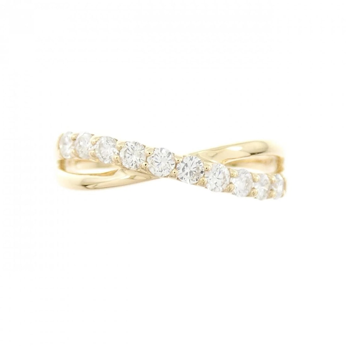 K18YG DIAMOND RING - 2