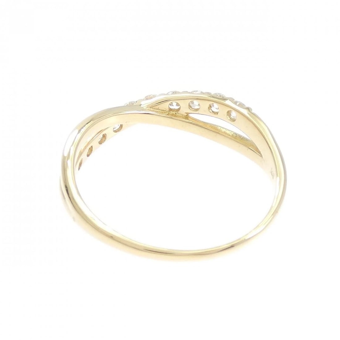K18YG DIAMOND RING - 3