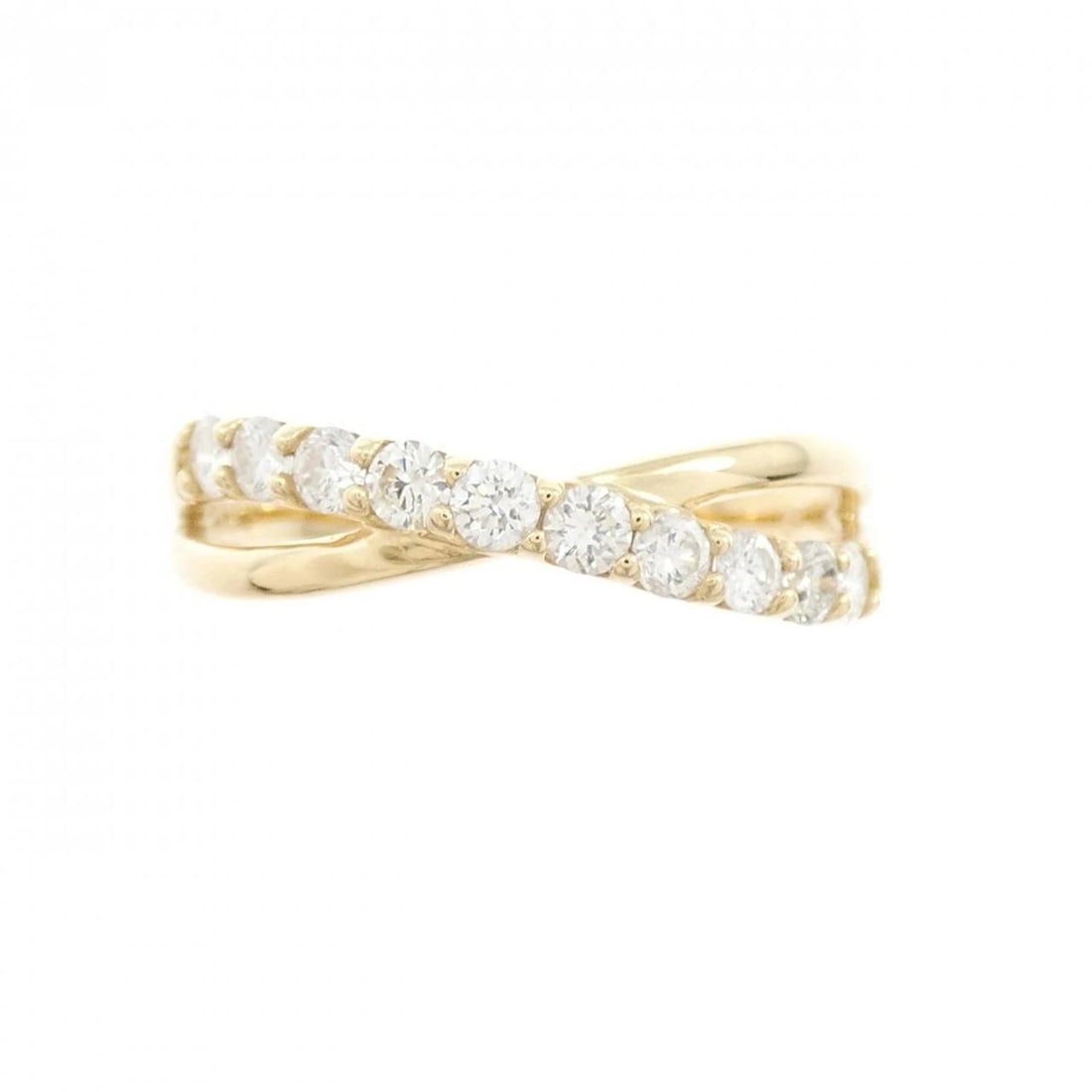 K18YG DIAMOND RING - 2