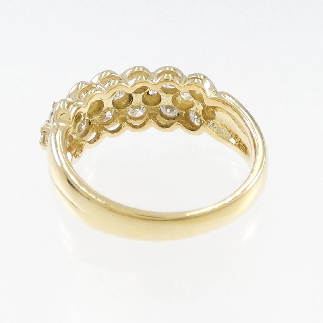 K18YG DIAMOND RING - 3