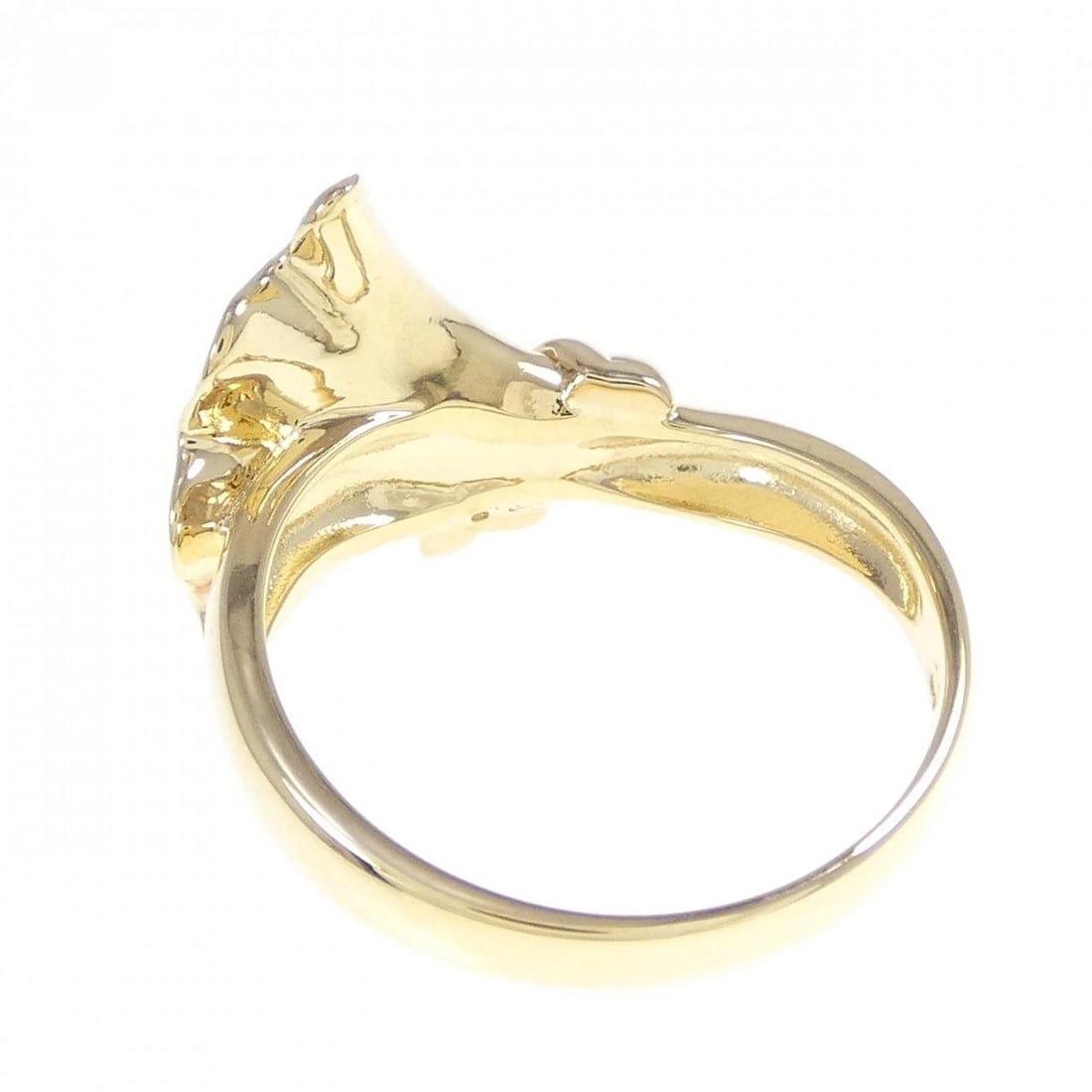 K18YG DIAMOND RING - 3