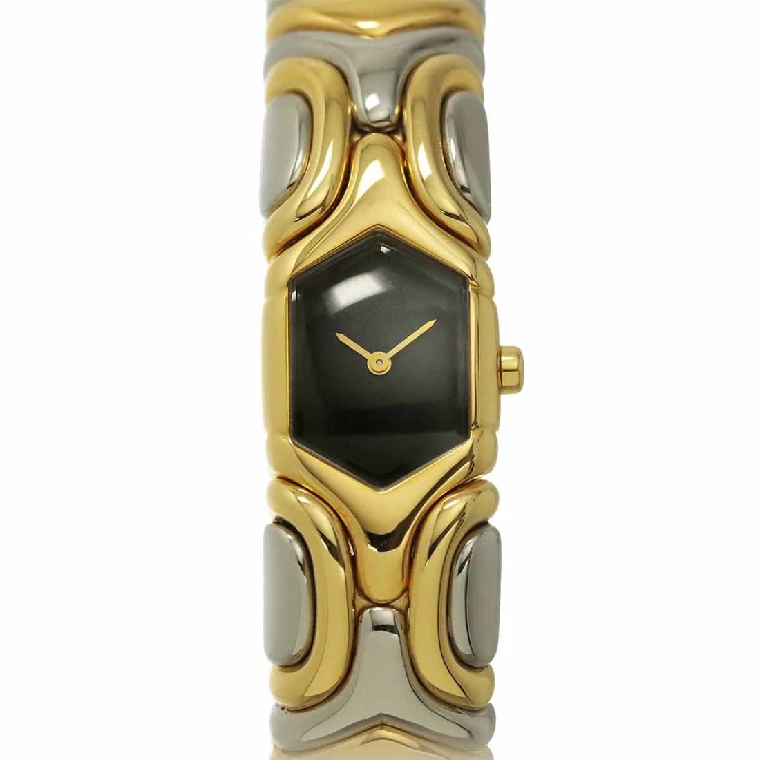 BVLGARI ALVEARE 750 YG BLACK DIAL LADIES WATCH (1 of 3)