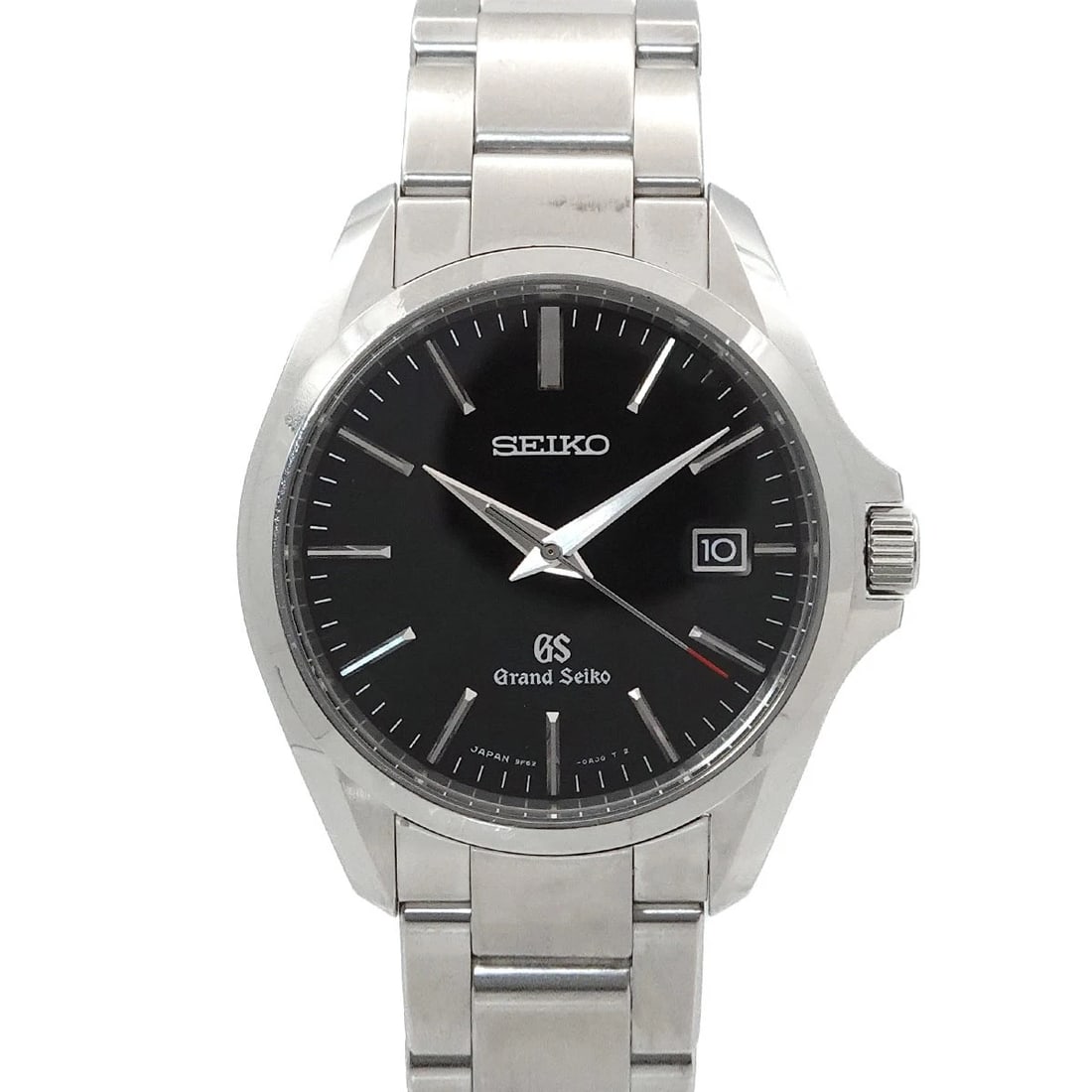 SEIKO GRAND MASTER SHOP MODEL BLACK DIAL QUARTZ WATCH: SEIKO GRAND Master Shop Model Black Dial Quartz Watch Brand: SEIKO Type: Wristwatch Material: Case:Stainless steel Bracelet:Stainless steel Color: Dial color Black Size: CaseSize Length 45mm(included 