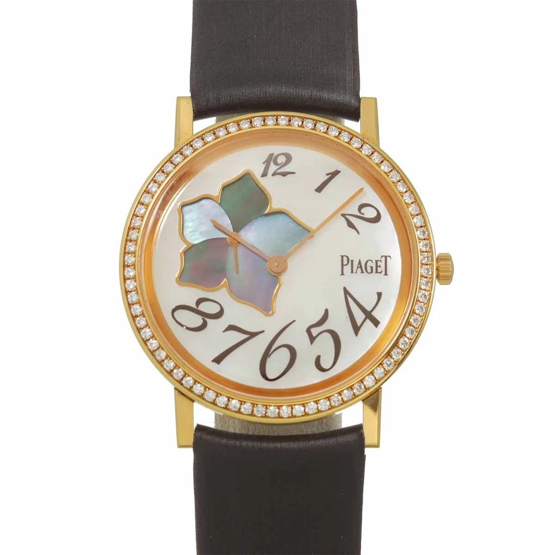 PIAGET ALTIPLANO DIAMOND WHITE DIAL WATCH: PIAGET Altiplano Diamond White Dial Watch Brand: Piaget Type: Wristwatch Material: Case:750 Pink Gold Bracelet:satin,750 Pink Gold Color: Dial color White Size: CaseSize Length 38mm(included lag) Case