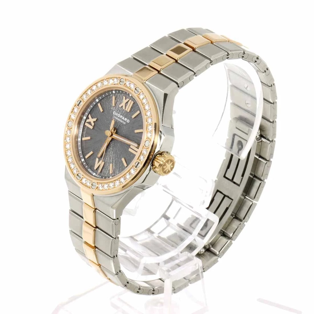CHOPARD ALPINE EAGLE K18PG AUTOMATIC GRAY DIAL LADIES WATCH - 2