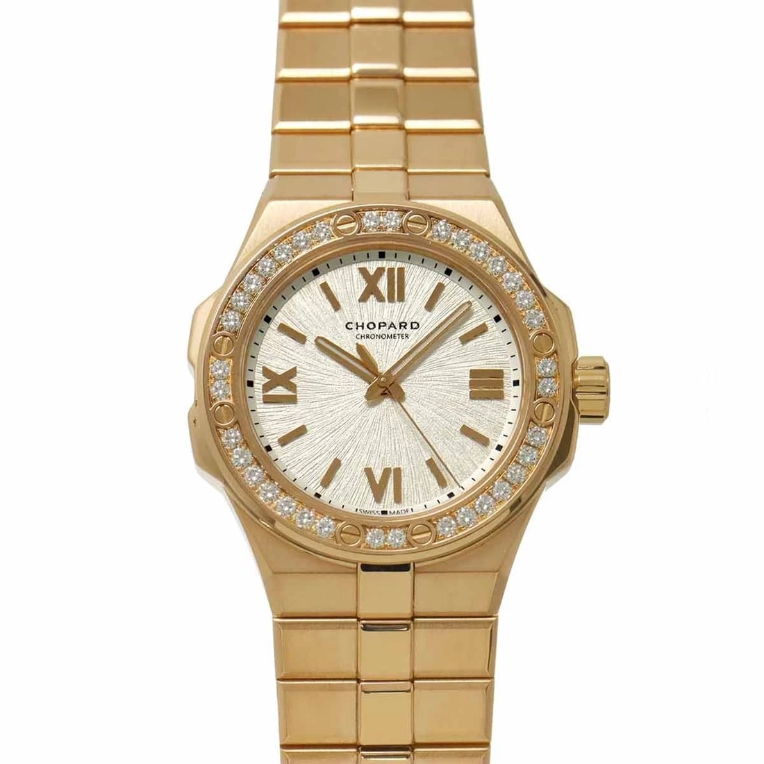 CHOPARD ALPINE EAGLE DIAMOND AUTOMATIC SILVER DIAL WATCH (1 of 3)