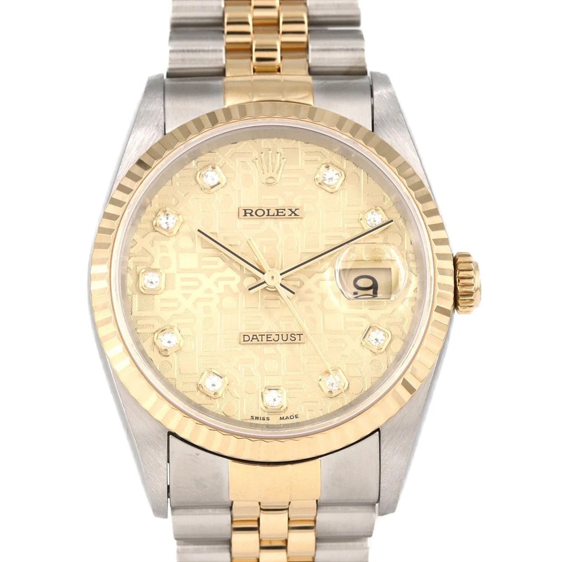 ROLEX DATEJUST SSXYG MECHANICAL AUTOMATIC WATCH: Rolex Datejust SSxYG Mechanical Automatic Watch Brand: ROLEX Type: Wrist watch Material: Case: Stainless steel x yellow gold Bracelet: Stainless steel x yellow gold Color: Dial color gold/computer dia