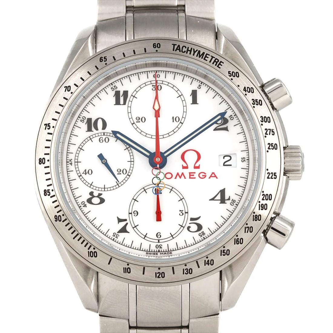 OMEGA SPEEDMASTER DATE OLYMPIC COLLECTION WATCH (1 of 4)