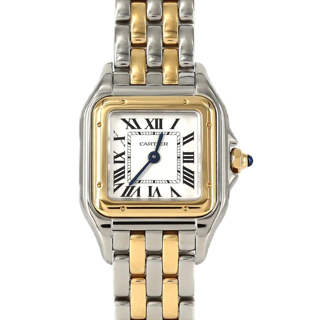 CARTIER PANTHERE WATCH SSXYG WATCH: Cartier PANTHERE Watch SSxYG Watch Brand: CARTIER Type: Wrist watch Material: Case: Stainless steel x yellow gold Bracelet: Stainless steel x yellow gold Color: Dial color silver Size: Case diameter: 