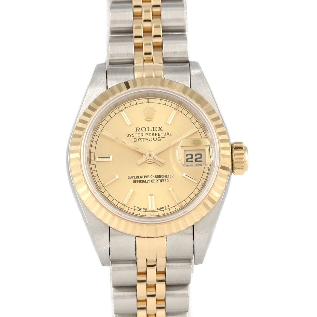 ROLEX DATEJUST SSXYG MECHANICAL AUTOMATIC WATCH: Rolex Datejust SSxYG Mechanical Automatic Watch Brand: ROLEX Type: Wrist watch Material: Case: Stainless steel x yellow gold Bracelet: Stainless steel x yellow gold Color: Dial color gold Size: Case