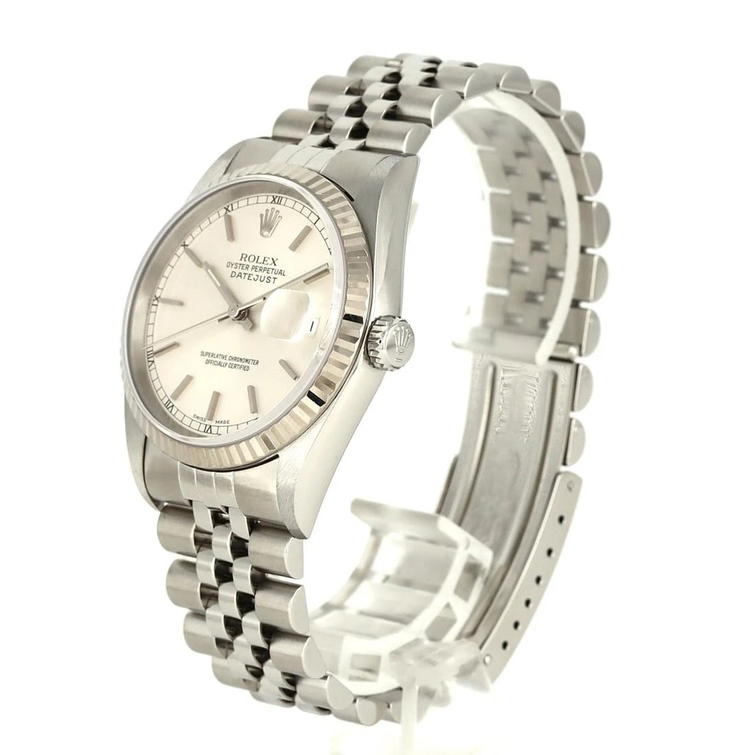 ROLEX DATEJUST MECHANICAL AUTOMATIC WATCH - 2