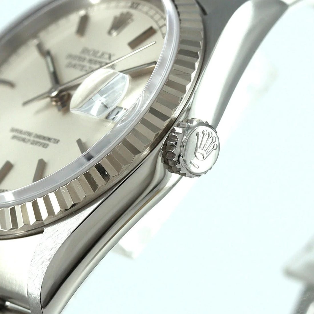 ROLEX DATEJUST MECHANICAL AUTOMATIC WATCH - 4