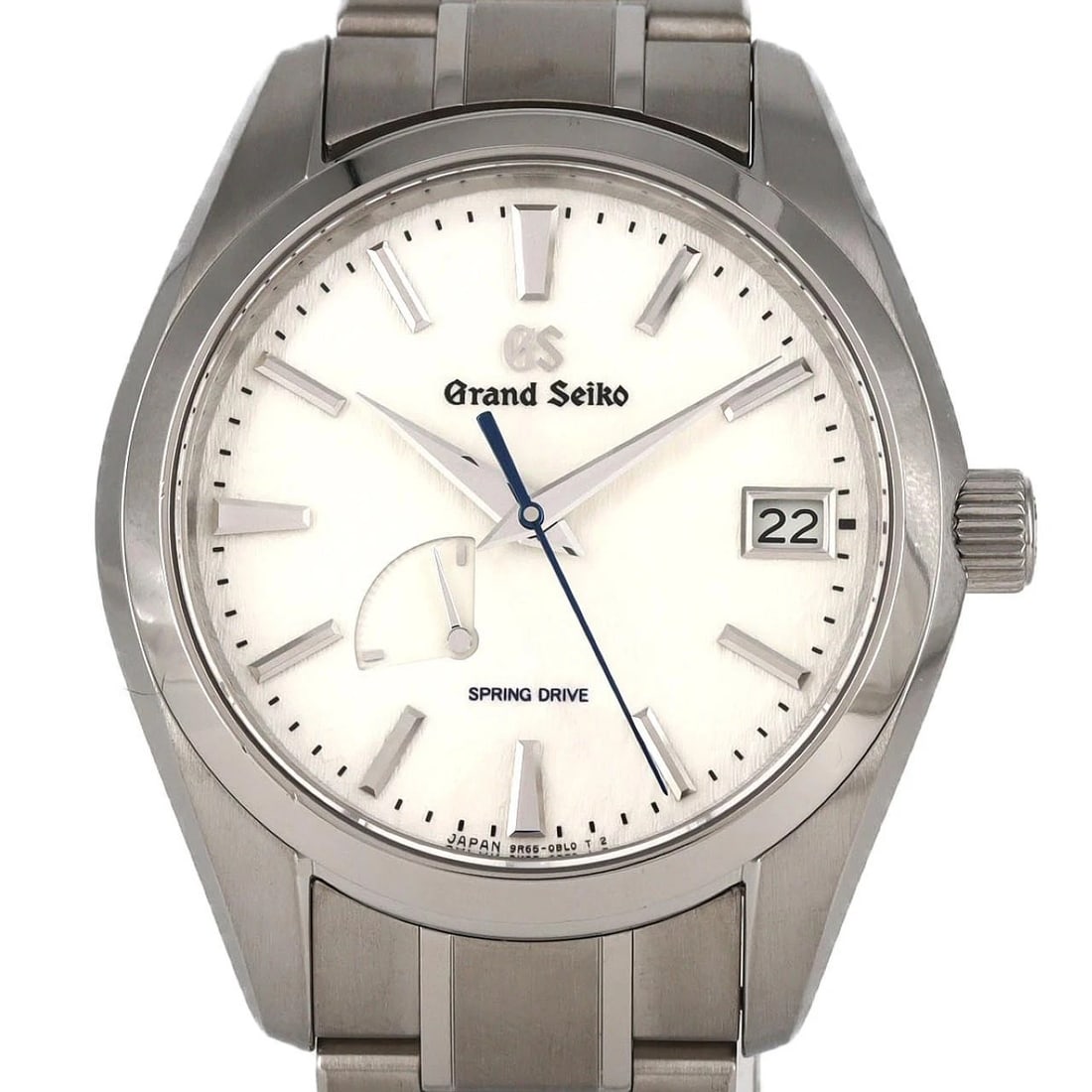 SEIKO GRAND HERITAGE COLLECTION SPRING DRIVE WATCH: Seiko Grand Heritage Collection Spring Drive Watch Brand: SEIKO Type: Wrist watch Material: Case: Titanium Bracelet: Titanium Color: Dial color white Size: Case diameter: Approx. 41 mm Max wrist circu