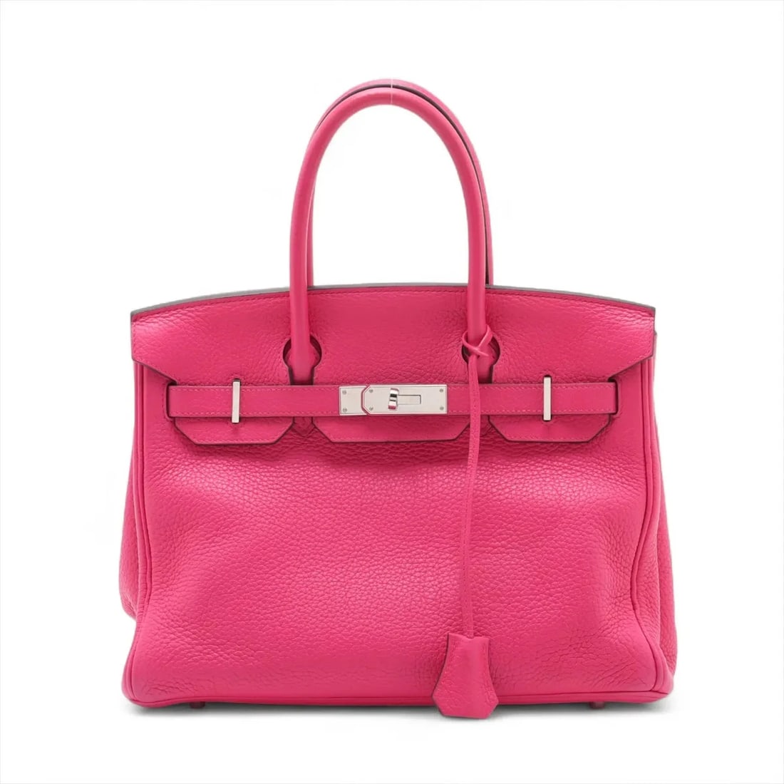 HERMES BIRKIN 30 LE TOURNAY TAURILLON CLEMENCE ROSE: Hermes Birkin 30 Le Tournay Taurillon Clemence Rose Brand: Hermès Type: Hand bag Material: Taurillon Clemence Color: Rose shocking Size: Height:9.4inchLength:11.8inchDepth:5.7inch Accessories: Non