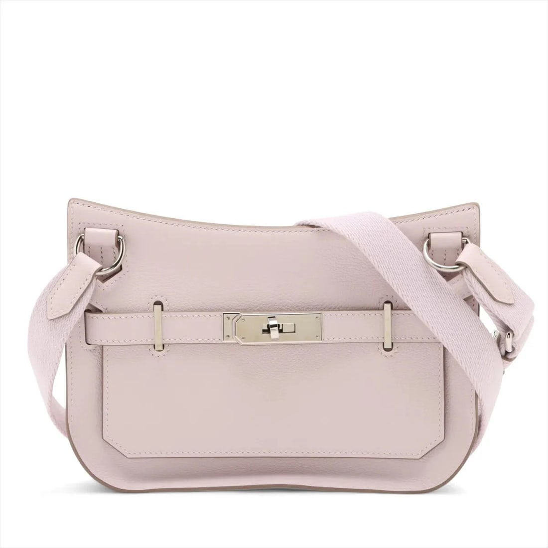 HERMES JYPSIERE MINI VERSO VOYVER COLOR MAUVE: Hermes Jypsiere Mini Verso VOYVER COLOR Mauve Brand: Hermès Type: Shoulder bag Material: VOYVER COLOR Color: Mauve Pale x Nata Size: Height:6.1inchLength:8.7inchDepth:2.2inch Accessories: None