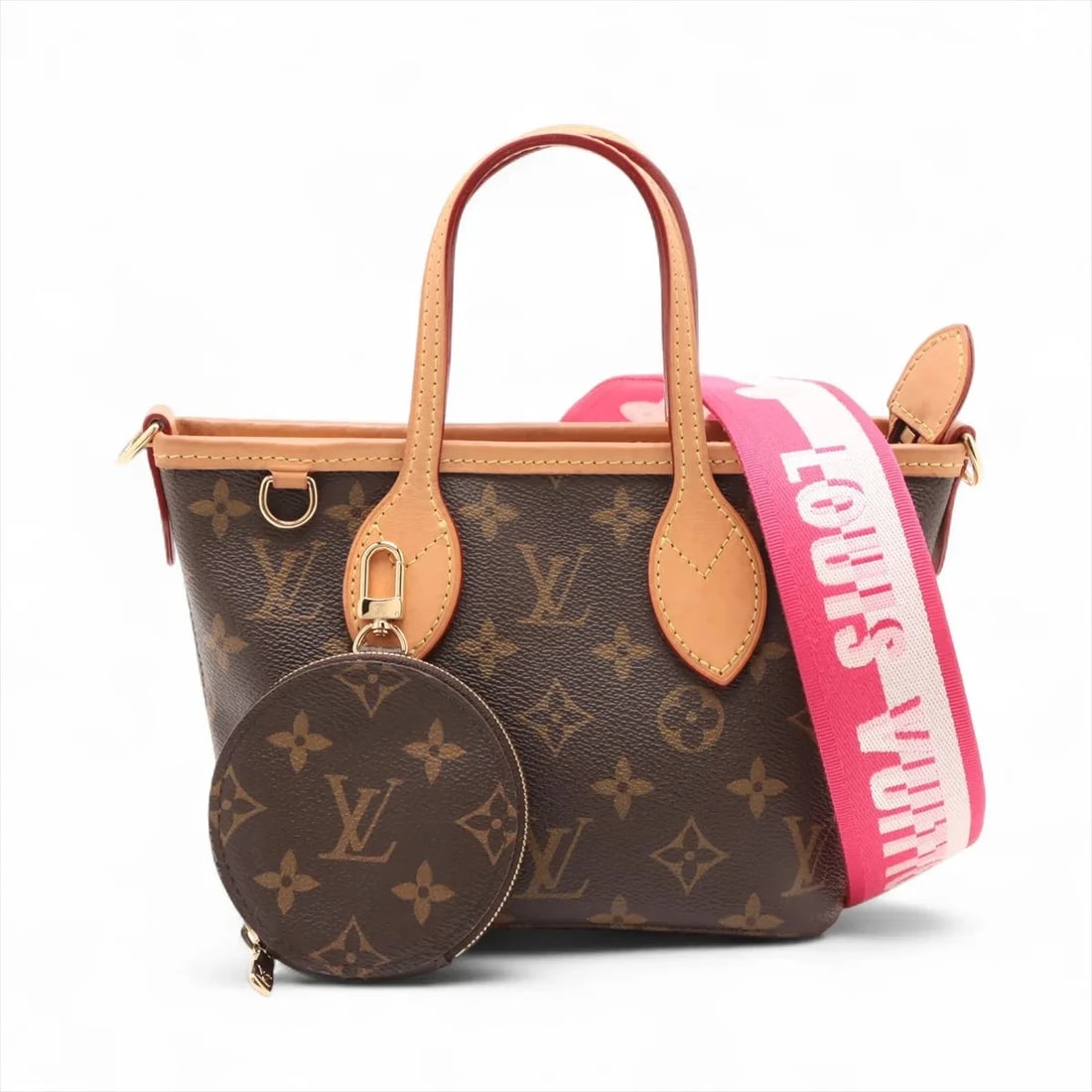LOUIS VUITTON MONOGRAM NEVERFULL BB BROWN: Louis Vuitton Monogram Neverfull BB Brown Brand: Louis Vuitton Type: Tote bag Material: none Color: Brown Size: Height:5.9inchLength:6.9inchDepth:3.5inch Accessories: None Accessories Noti