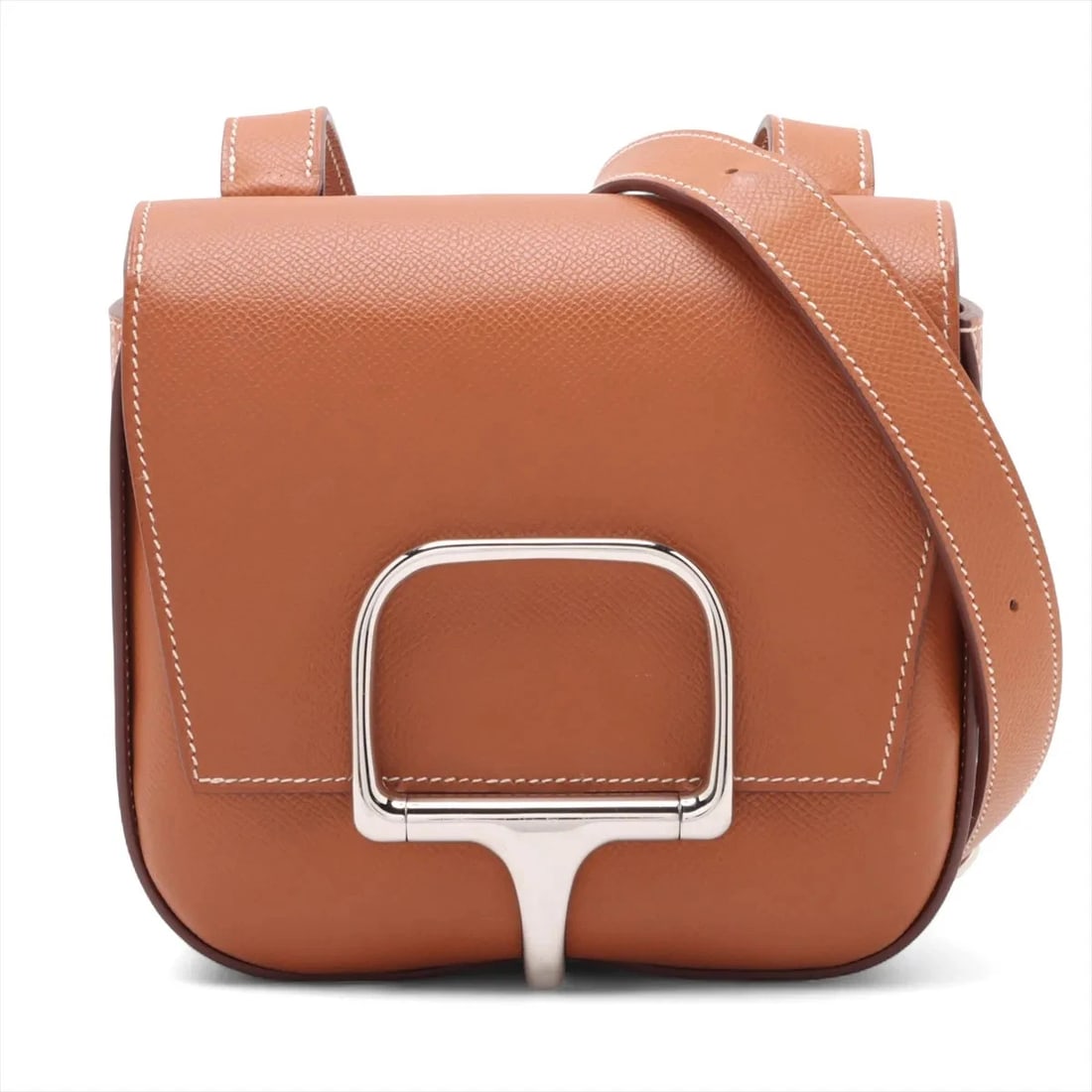 HERMES DELLA CAVALLERIA VEAU EPSOM GOLD: Hermes Della Cavalleria Veau Epsom Gold Brand: Hermès Type: Shoulder bag Material: Veau Epsom Color: Gold Size: Height:6.3inchLength:6.5inchDepth:2.8inch Accessories: None Accessories Notice: When