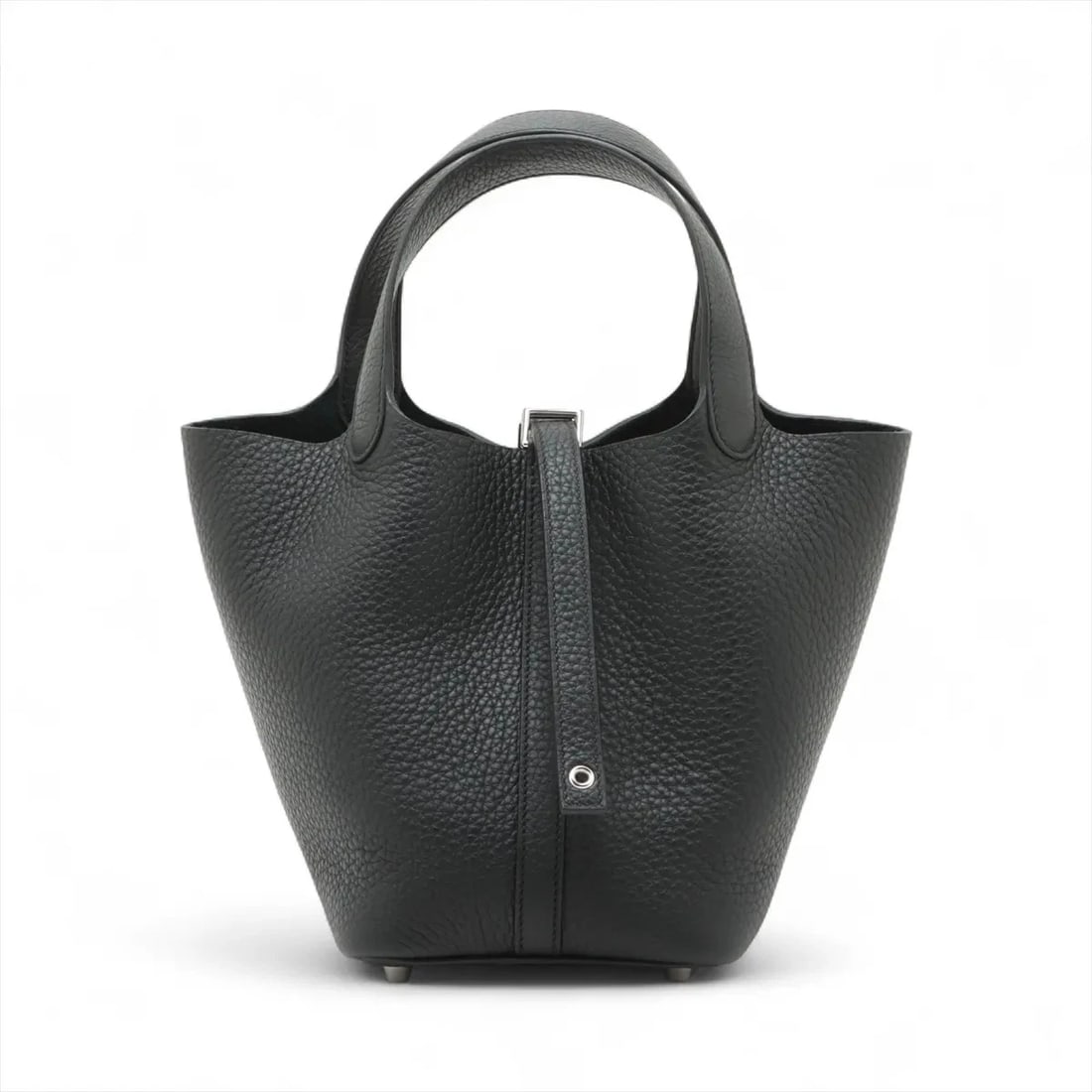 HERMES PICOTIN LOCK 18 PM TAURILLON CLEMENCE BLACK: Hermes Picotin Lock 18 PM Taurillon Clemence Black Brand: Hermès Type: Hand bag Material: Taurillon Clemence Color: Black Size: Height:7.5inchLength:7.1inchDepth:5.1inch Accessories: None