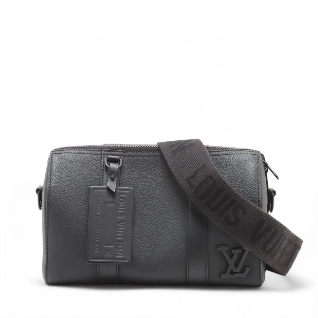 LOUIS VUITTON LV AEROGRAM CITY KEEPALL: Louis Vuitton LV Aerogram City Keepall Brand: Louis Vuitton Type: Shoulder bag Material: none Color: Black Size: Height:6.7inchLength:10.6inchDepth:4.9inch Accessories: None Accessories No