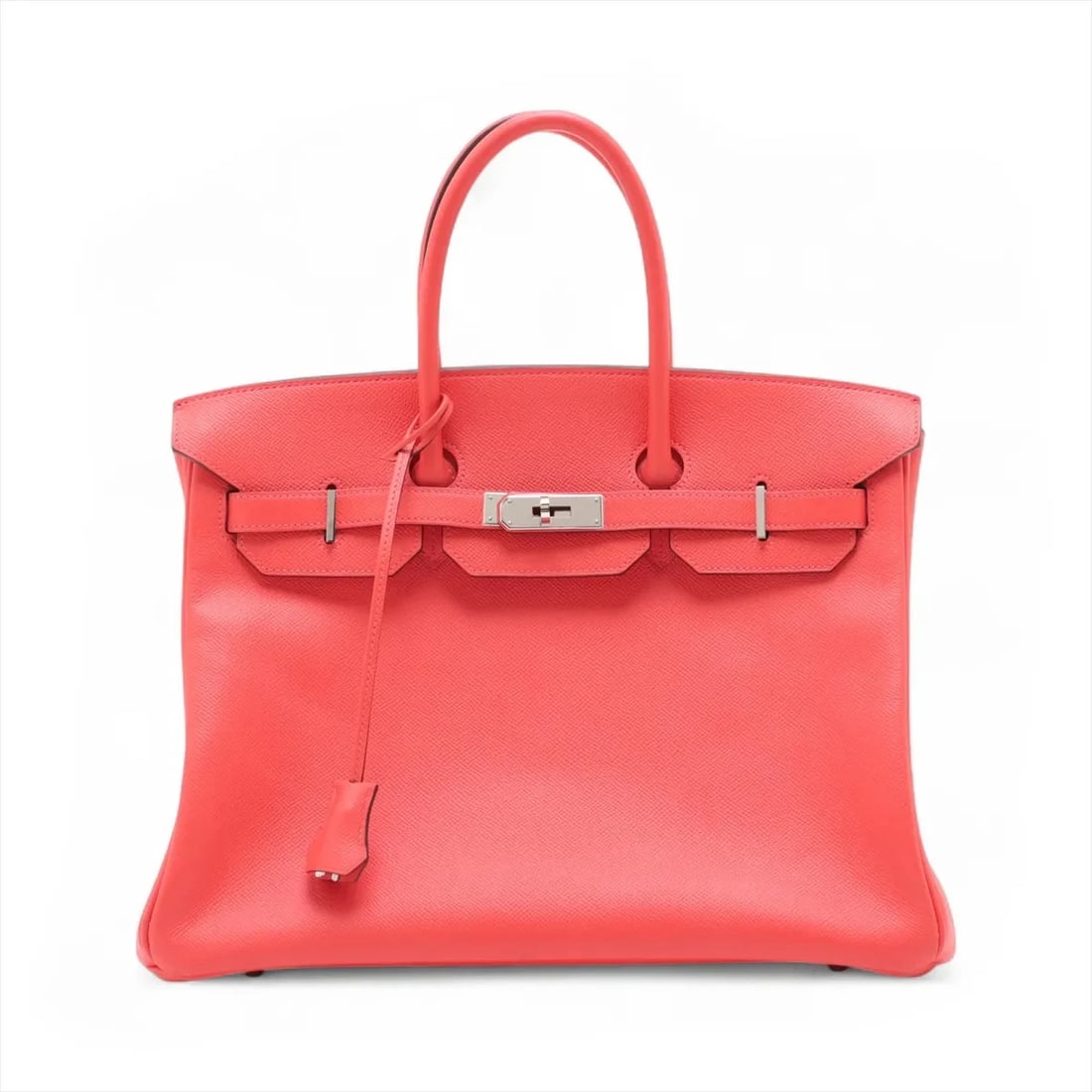 HERMES BIRKIN 35 LE TOURNAY VEAU EPSOM: Hermes Birkin 35 Le Tournay Veau Epsom Brand: Hermès Type: Hand bag Material: Veau Epsom Color: Rose jaipur Size: Height:10.2inch Length:13.8inch Depth:7.3inch Handle height:4.1inch Accessories: N